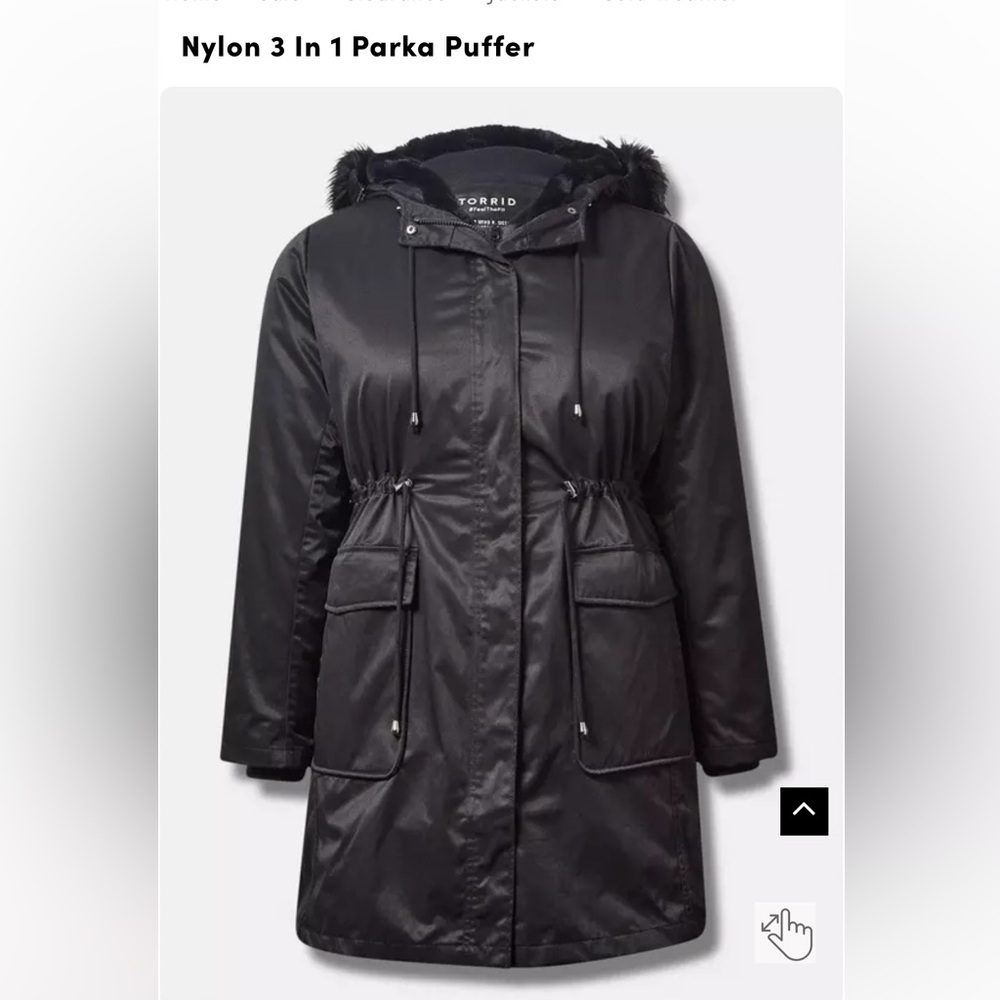 Torrid 3 in 1 Parka Puffer